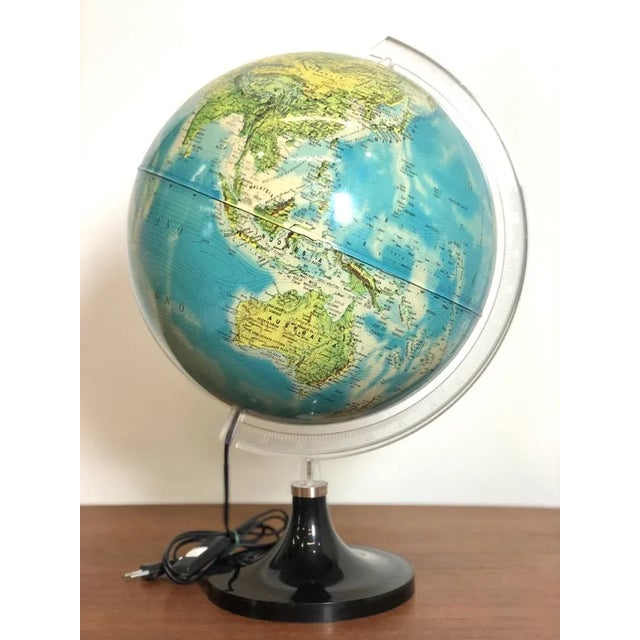 1970s Italian Light-Up Globe from Rico, Italy, 1970s For Sale - Image 5 of 6