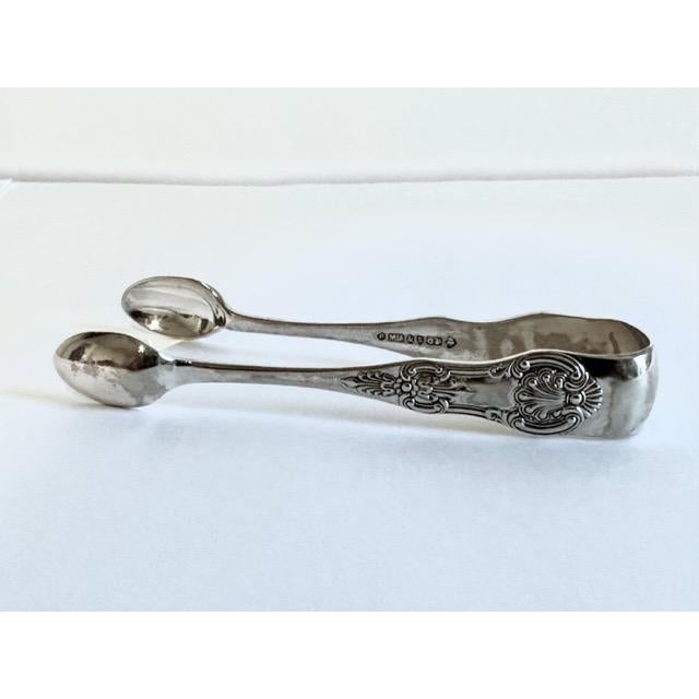 English Vintage Sugar Tongs For Sale - Image 3 of 4