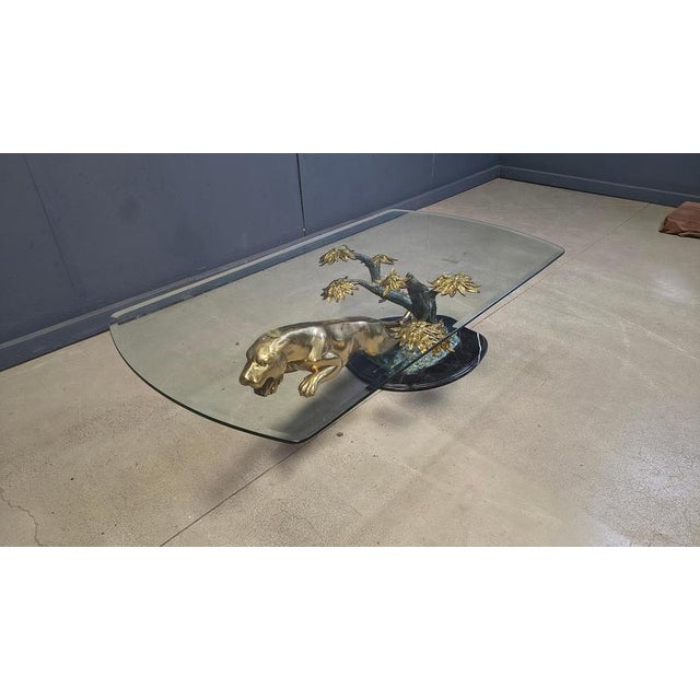 Brass Jaguar Coffee Table, 1970s For Sale - Image 9 of 14