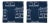 Countryside Cottage Napkins, Indigo - A Pair For Sale