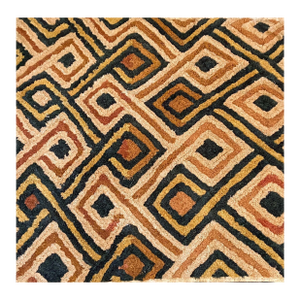 Vintage African Kuba Kasai Velvet Raffia Textile Zaire 26 "By 23"