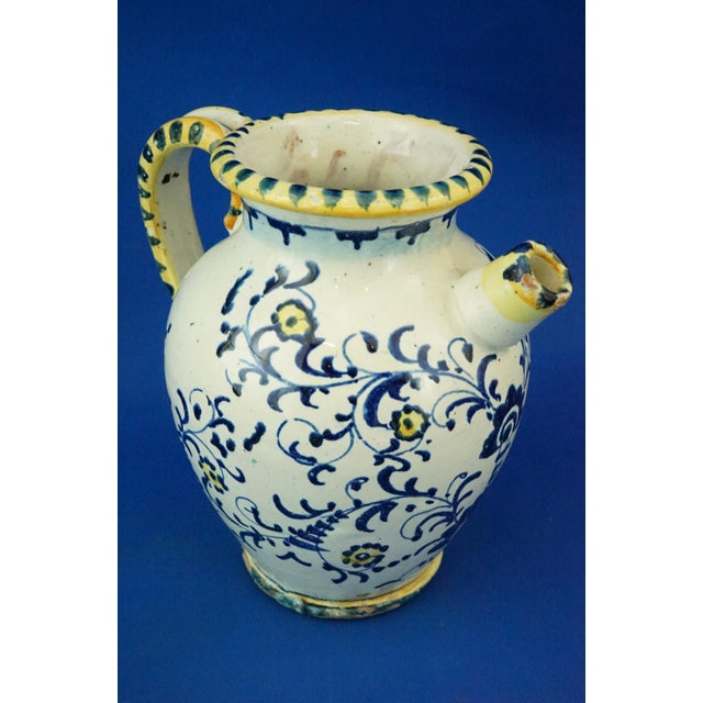 Antique Italian Renaissance Tuscan Majolica Pharmacy Jar, 1600s For Sale - Image 10 of 18