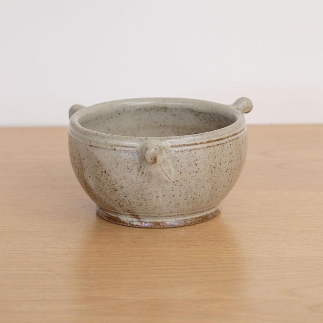 1960s French Stoneware Bowl For Sale - Image 4 of 10