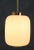 1960s Mid-Century Danish White Glass and Brass Pendant Lamp, 1960s For Sale - Image 5 of 9