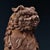 Bronze Pair of Large Vintage Gilt Bronze Guardian Lions – Repoussé & Chased Detailing For Sale - Image 8 of 10