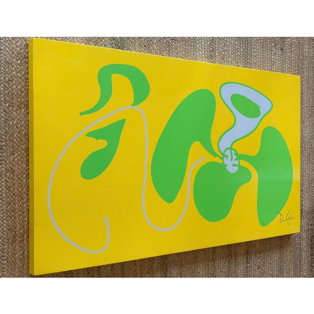 Abstract Large Abstract Pop Flower Giclée For Sale - Image 3 of 7