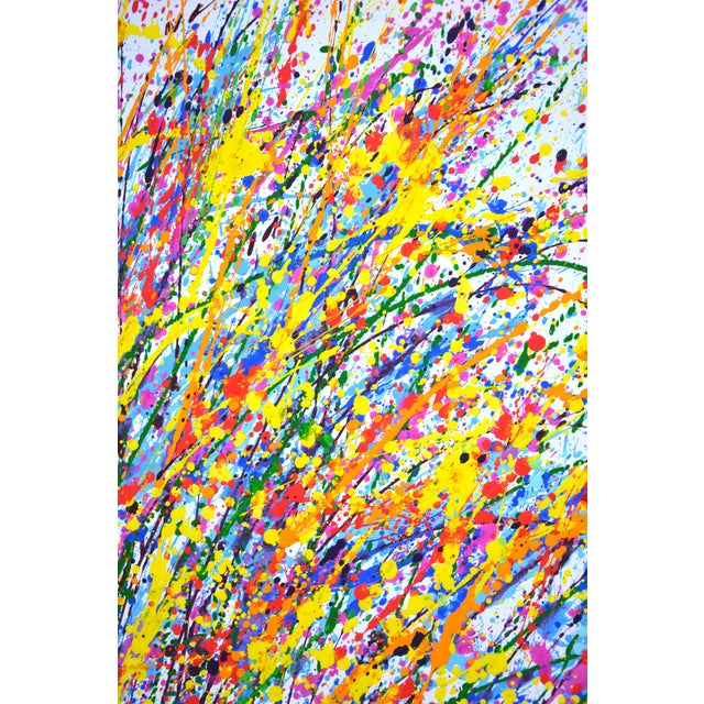 Expression Summer 3.Modern Original Hand Painting For Sale - Image 4 of 8