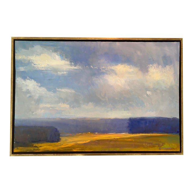 "Clouds of White" Painting by Ira Barkoff For Sale