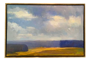 "Clouds of White" Painting by Ira Barkoff