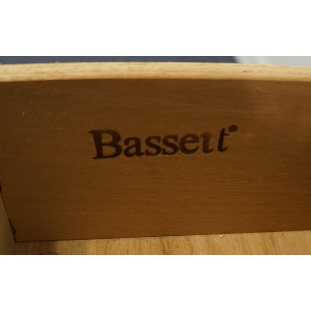 Bassett Furniture Eden House Collection Solid Cherry Traditional Style 66" Double Dresser 2083-0237 For Sale - Image 9 of 12