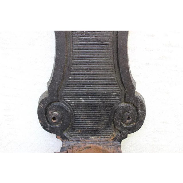 Black Antique Fountain in Cast Iron, 1890s For Sale - Image 8 of 13