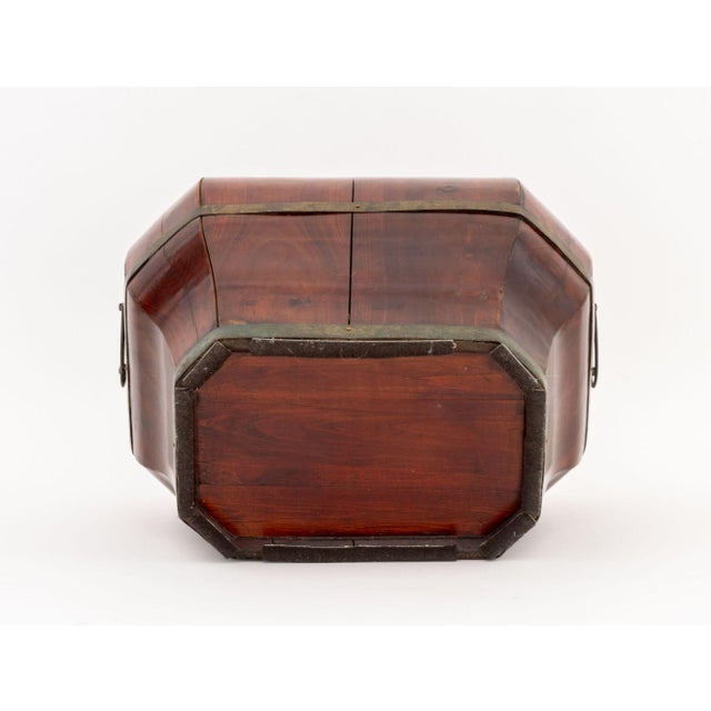 Two Chinese Brass Bound Wood Wedding Chests For Sale In New York - Image 6 of 12