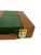 Vintage Mid-Century Green and Brown Striped Backgammon Game Set in Travel Case For Sale - Image 10 of 17