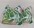 Tropical Jungle print by MILL CREEK "GRANADA " 4 Pillows available - Sold individually Brand new 20" x 20" finished size...
