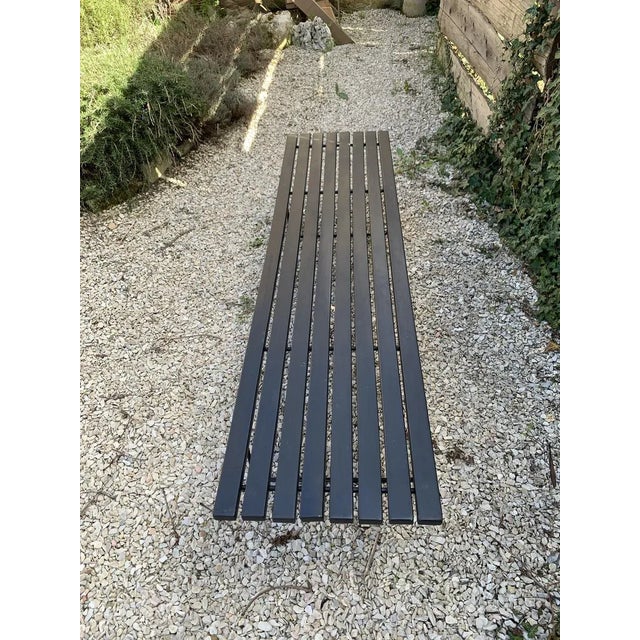 Black Bench by Harry Bertoia for Knoll Inc., 1970s For Sale - Image 8 of 8