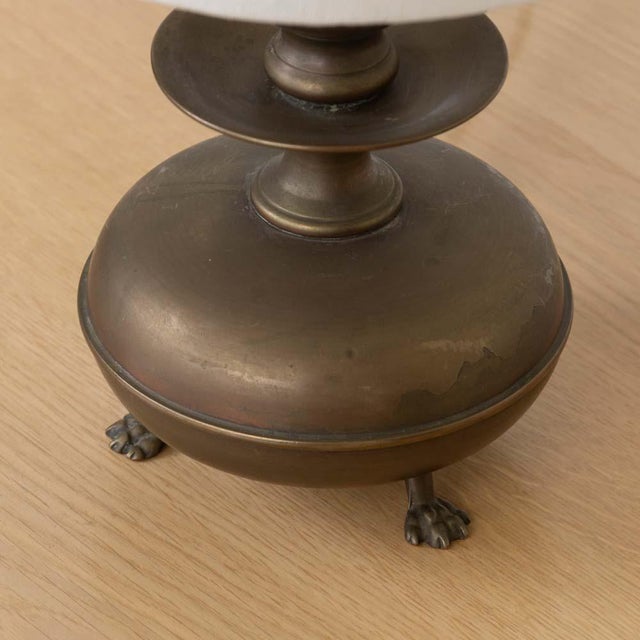 Pair of French Antique Metal Table Lamps For Sale In Los Angeles - Image 6 of 13