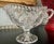 Absolutely gorgeous clear crystal with etched floral motif gravy boat. Features a spout for easy pouring and a handle for...