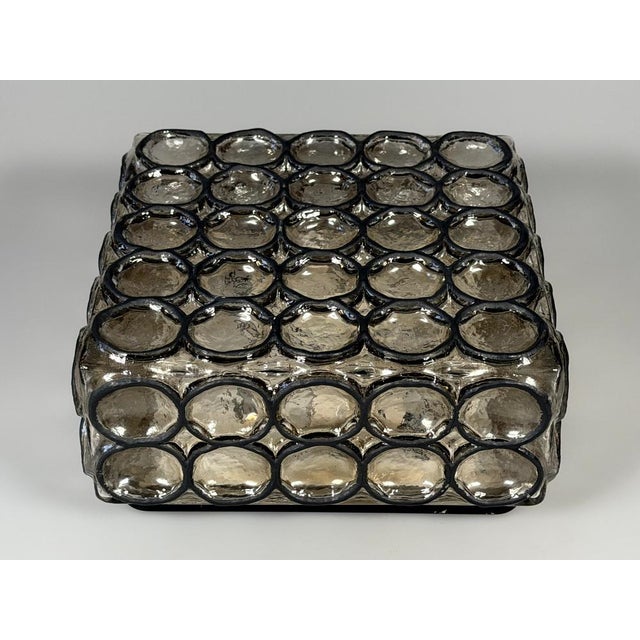 Mid-Century Modern Vintage German Ceiling Lamp from Glashütte Limburg, 1960s For Sale - Image 3 of 18