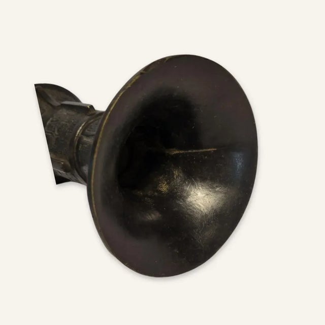 Metal Chinese Gu Form Bronze Vases - a Pair For Sale - Image 7 of 9