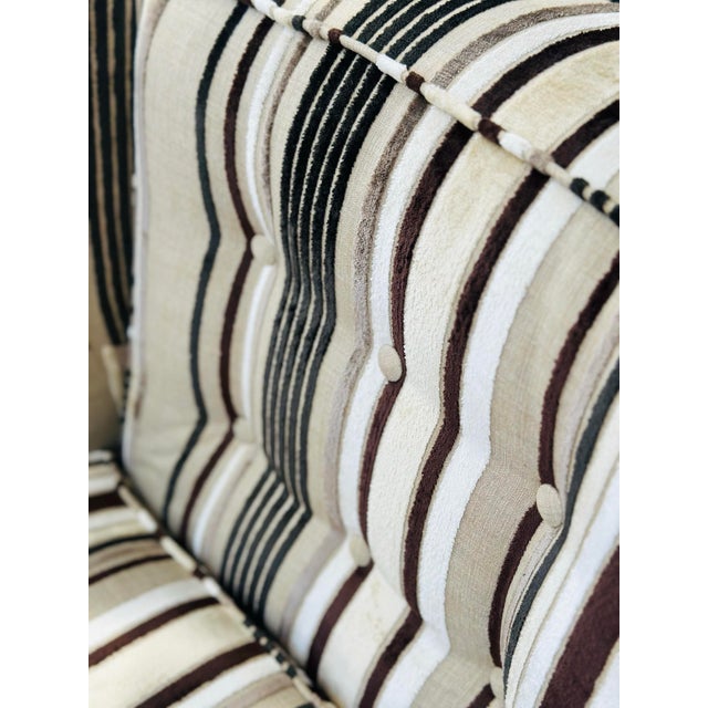 Vintage Pair of Club Chairs, Reupholstered For Sale In Charleston - Image 6 of 8