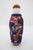 Chinese Animal & Bird Carved Overlay Red & Blue Peking Glass Snuff Bottle For Sale - Image 4 of 14