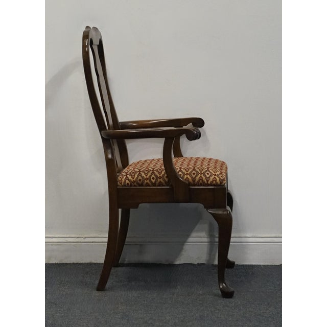 Wood Pennsylvania House Solid Cherry Traditional Style Dining Arm Chair 11-3110 For Sale - Image 7 of 9