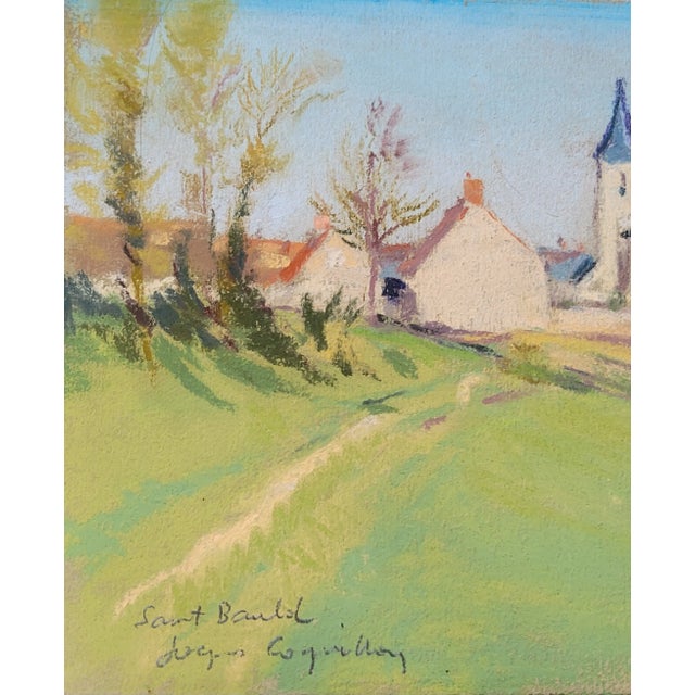 Impressionist Jacques Coquillay (B. 1935, France), "Saint Bandol". Pastel on Board For Sale - Image 3 of 10