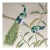 Hand Painted Chinoiserie Wallpaper Mural With Birds and Botanical Branches, Elegant Nature Inspired Wall Art For Sale