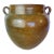 Antique French Glazed Terracotta Confit Pot, Southwest France For Sale