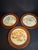 Mid-Century Modern Chaim Gross Plates Set of 3 Matching Limited Edition #915 Boxed Viletta Judaic Heritage Society Rosh Hashanah For Sale - Image 3 of 18