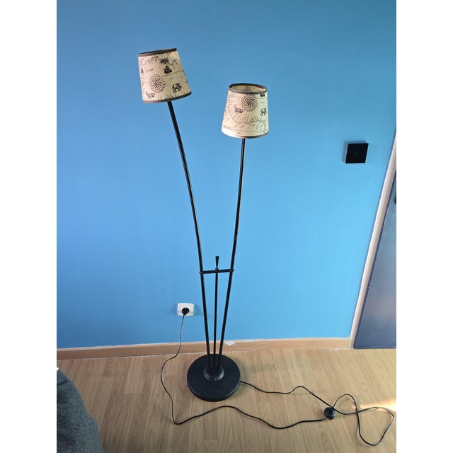 Two-Light Floor Lamp, 1950 For Sale - Image 3 of 18