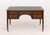 Kittinger Mahogany Kneehole Desk, with gilt-tooled black leather inset top above central drawer flanked by two short...