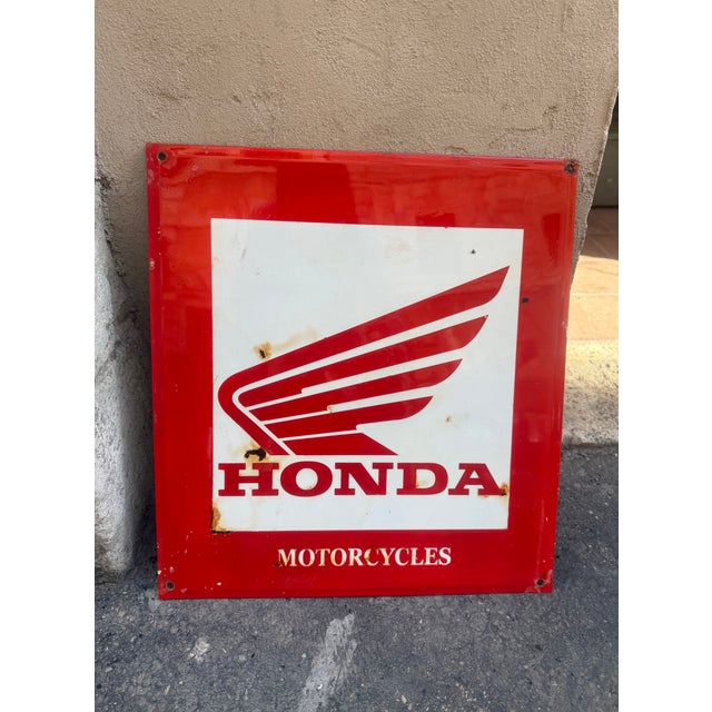 1950s Vintage Honda Sign, 1950s For Sale - Image 5 of 6