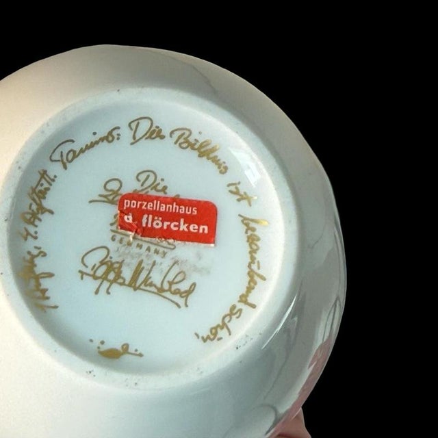 Rosenthal Ceramic Die Zauberflote Vase by Bjorn Wiinblad for Rosenthal For Sale - Image 4 of 5