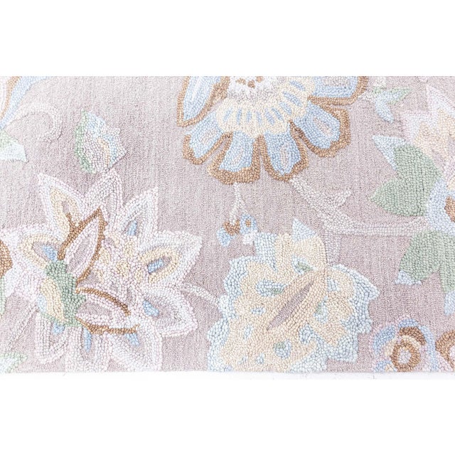 Hand-Tufted Modern Traditional Inspired Rug Size: 11'10" × 15'0" (360 × 457 cm) Infused with timeless elegance and modern...