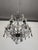 Crystal Chandelier with Bronze Frame and Baluster Stem, in Very Good conditions. Up to 250V (Europe/UK Standard).The...