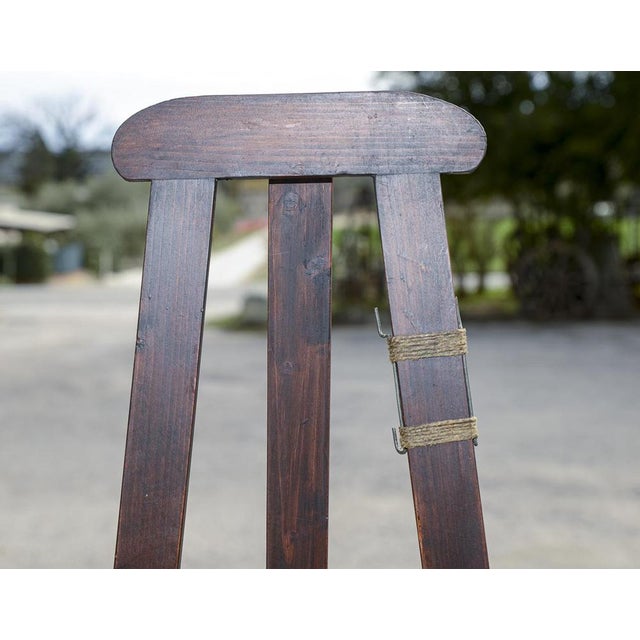 Italian Painters Easel in Wood, 1920s For Sale - Image 6 of 18