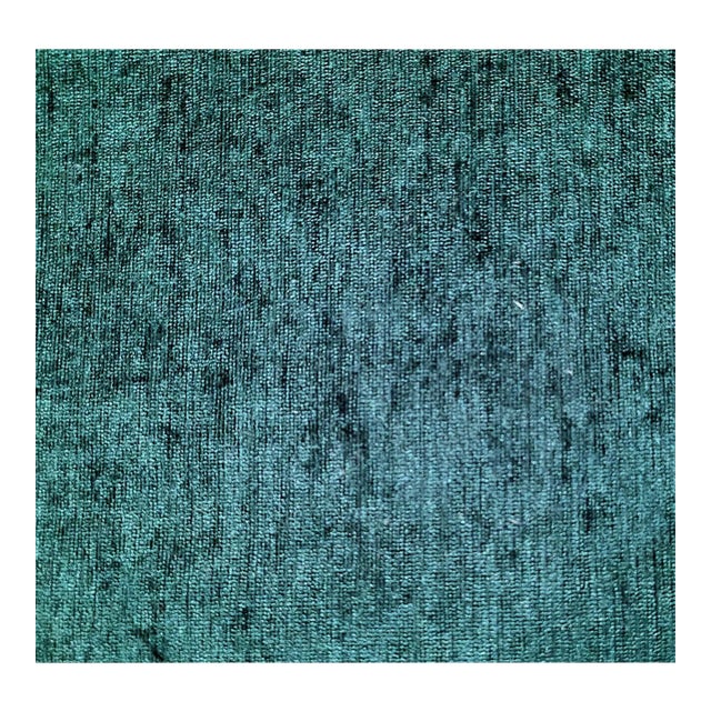 Schumacher "“Sicily” Jade Silk Blend Chenille Fabric- 8.4 Yards For Sale