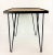 1950s Oak & Metal Side Table, 1950s For Sale - Image 5 of 13