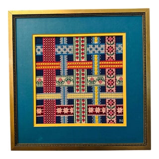Vintage Needlepoint, Framed For Sale