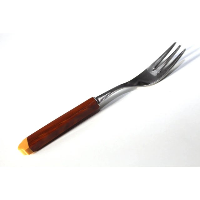 Plastic Vintage Stainless Steel Cake Set, Set of 7 For Sale - Image 7 of 8