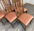 Vintage Louis XVI Oak Upholstered & Carved Chairs, Set of 6 For Sale - Image 5 of 17