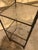 Great for display Indoors or outdoors In Garden! 4 etched plexiglass shelves. Twisted wrought iron frame with ornate domed...