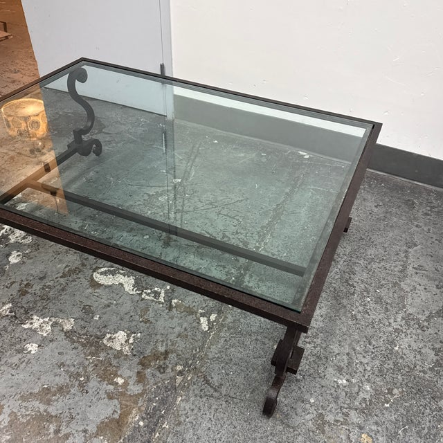 Ralph Lauren Home Alpine Lodge Collection Glass Coffee Table For Sale - Image 12 of 12
