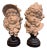 19th Century French Terracotta Busts of Children Signed E. Guillemin - a Pair For Sale