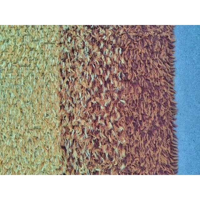 Textile Mid-Century Modern Hand Tufted Wool Rug by Rug from Siegel, West Germany, 1970s For Sale - Image 7 of 8