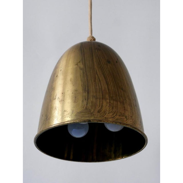 Mid-Century Modern Brass Pendant Lamp, Germany, 1950s For Sale - Image 10 of 18