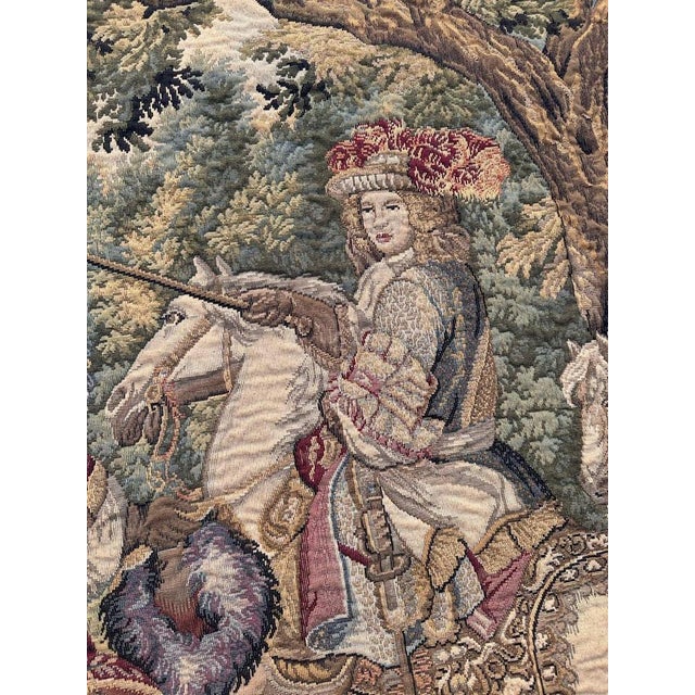 Vintage French Jaquar Tapestry, 1970s For Sale - Image 8 of 18