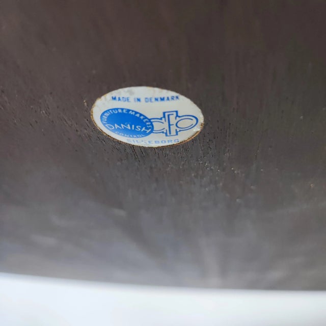 Brown Vintage Danish Coffee Table, 1960s For Sale - Image 8 of 11