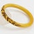 Plastic Art Deco Celluloid Bracelet Bangle with Carved Ivy Leaves For Sale - Image 7 of 8